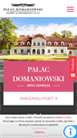 Mobile Screenshot of palacdomaniowski.pl